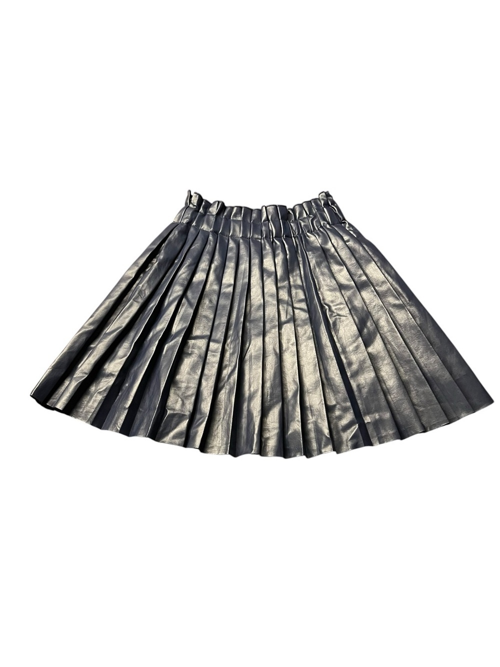 Lola + The Boys Navy Pleated Mini Skirt - Size 12 - Picture 1 of 8